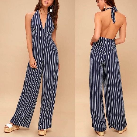 Jack by BB Dakota Pants - BB Dakota Striped Jumpsuit